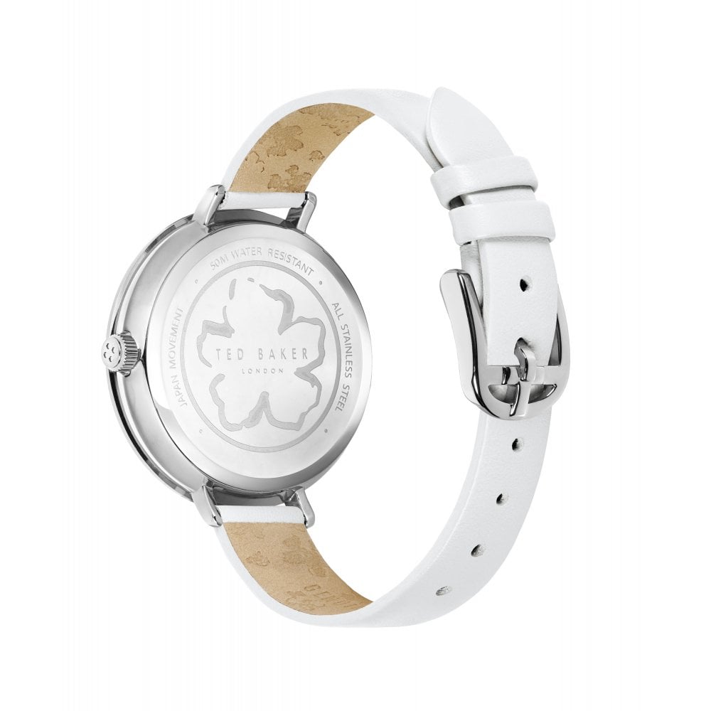 Ted Baker Ladies Ammy Magnolia White Leather Strap Watch  display picture 2