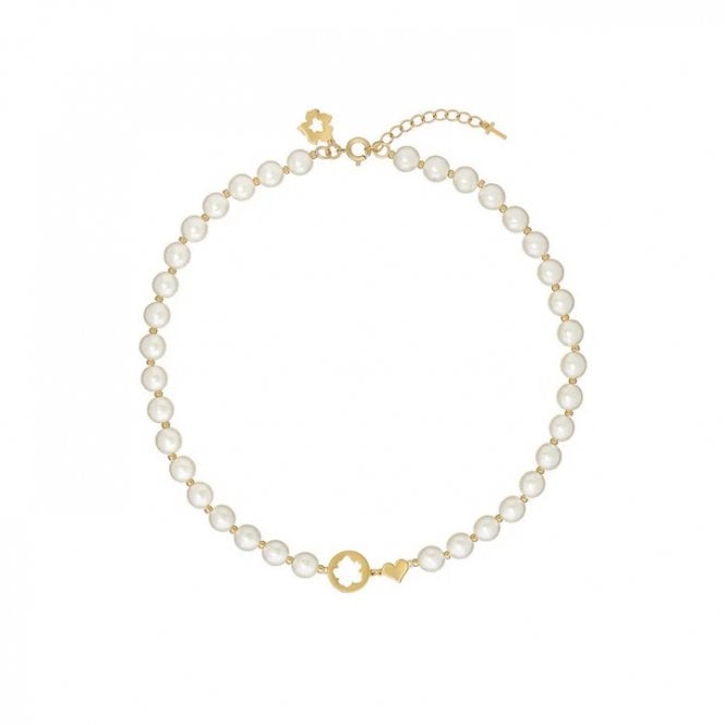 Ted Baker  Palooma Pearl Bubble Gold Tone Necklace 45cm