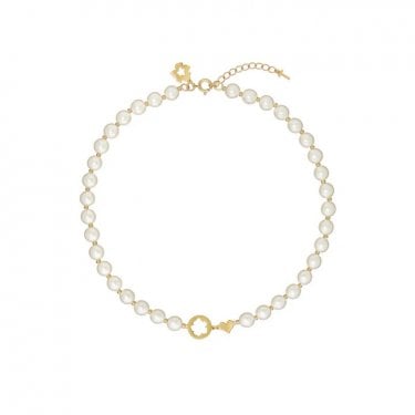 Ted Baker Palooma Pearl Bubble Gold Tone Necklace 45cm