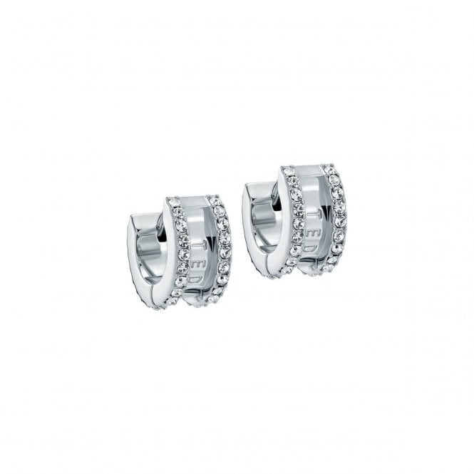 Ted Baker  Rosie Crystal Roll Huggie Hoop Earrings 1.3 x 0.8cm