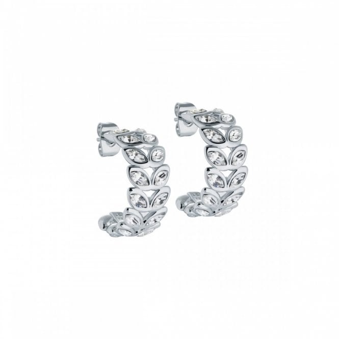 Ted Baker  Senelda Serpentine CZ Hoop Earrings 0.8 x 2cm