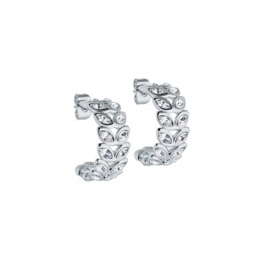 Ted Baker Senelda Serpentine CZ Hoop Earrings 0.8 x 2cm