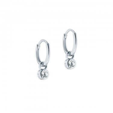 Ted Baker Sinalaa Crystal Huggie Earrings 1.5cm 