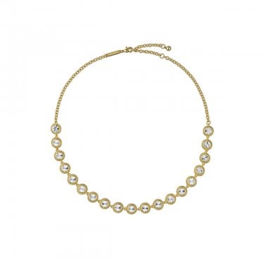 Ted Baker Solanna Solitaire Sparkle Crystal Gold Tone Necklace 0.9 x 0.9cm, 40-45cm