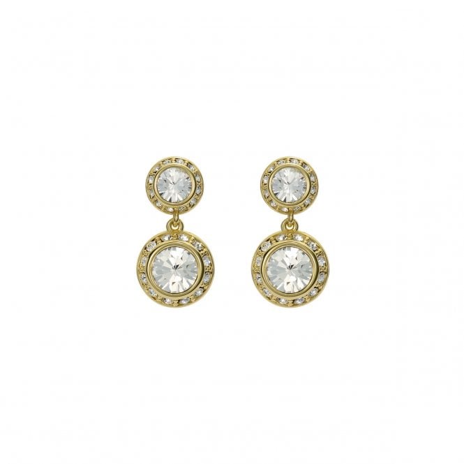Ted Baker  Sollia Solitaire Sparkle Crystal Gold Tone Drop Earrings
