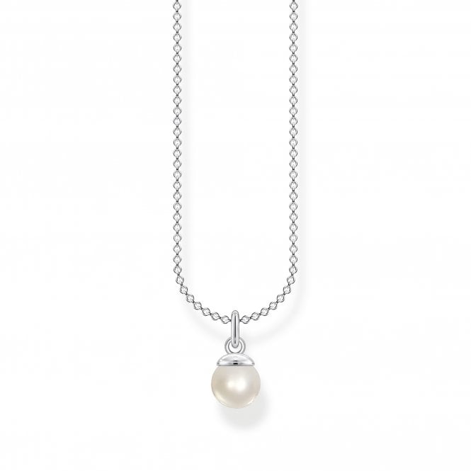 Thomas Sabo  Be my Valentine Pearl Necklace 1.3 x 0.7cm, 38-45cm  