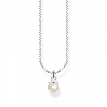 Thomas Sabo Be my Valentine Pearl Necklace 1.3 x 0.7cm, 38-45cm  
