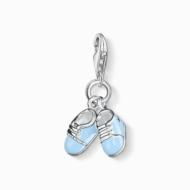 Thomas Sabo Blue Baby Shoes Charm 2.5 x 1.2cm 