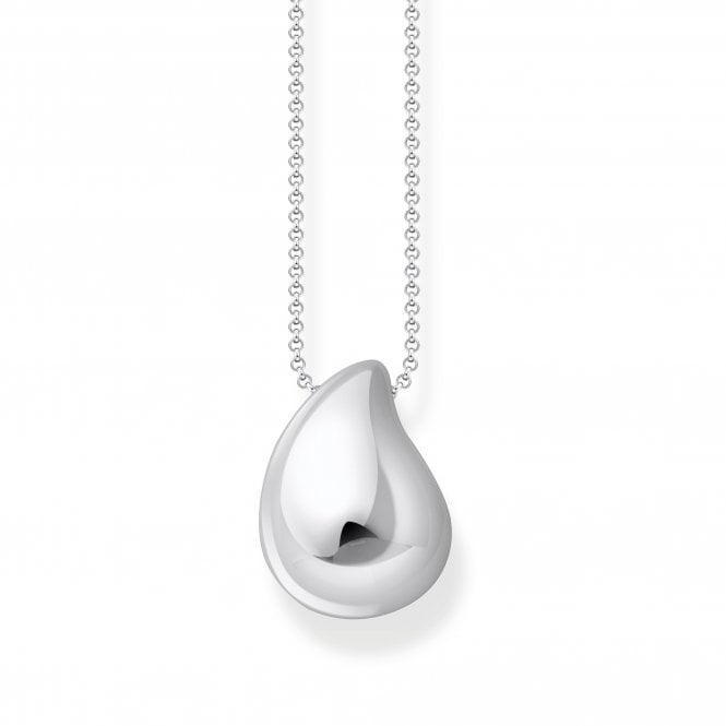 Thomas Sabo  Bold Elegance Organic Shape Drop Necklace 2.2 x 1.6cm, 45-50cm