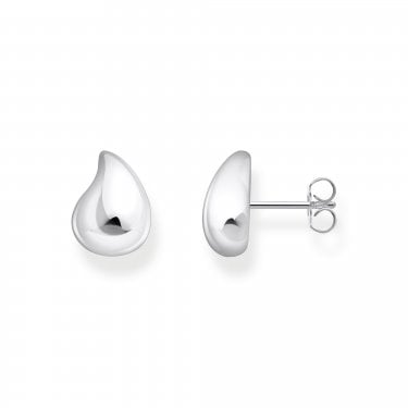 Thomas Sabo Bold Elegance Organic Shape Stud Earrings 1.3 x 0.9cm