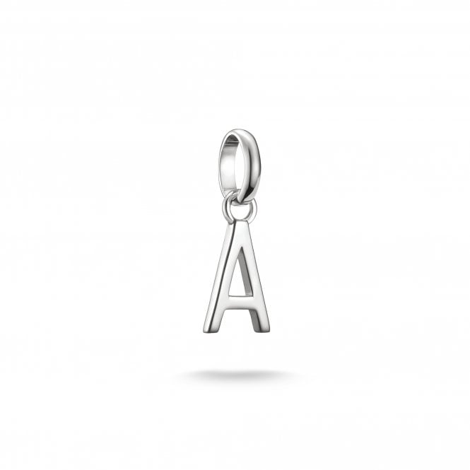 Thomas Sabo  Charm Club Connect A Initial Charm Pendant 1.8 x 0.7cm 