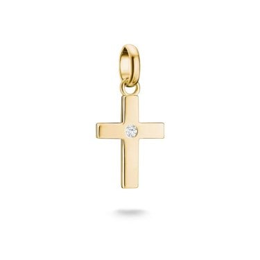 Thomas Sabo Charm Club Connect CZ Cross Charm 2.45 x 1.2cm