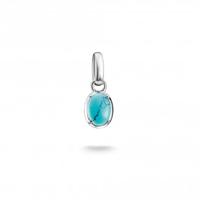 Thomas Sabo  Charm Club Connect December Birthstone Charm 1.6 x 0.6cm