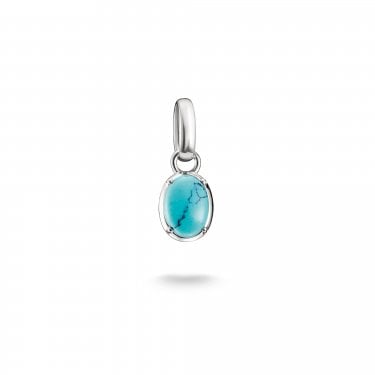 Thomas Sabo Charm Club Connect December Birthstone Charm 1.6 x 0.6cm