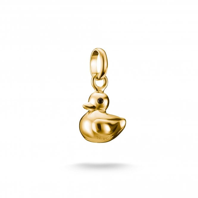 Thomas Sabo  Charm Club Connect Duck Gold Tone Charm Pendant 1.9 x 1cm