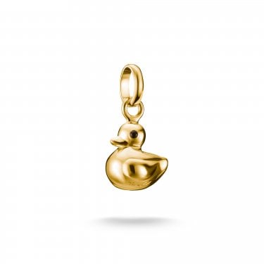 Thomas Sabo Charm Club Connect Duck Gold Tone Charm Pendant 1.9 x 1cm