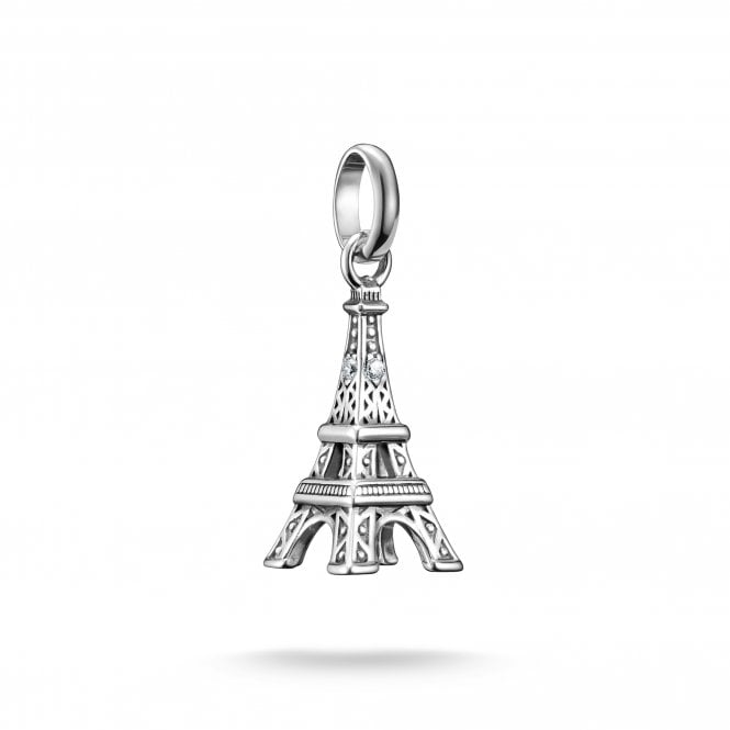 Thomas Sabo  Charm Club Connect Eiffel Tower Charm Pendant 2.4 x 0.8cm