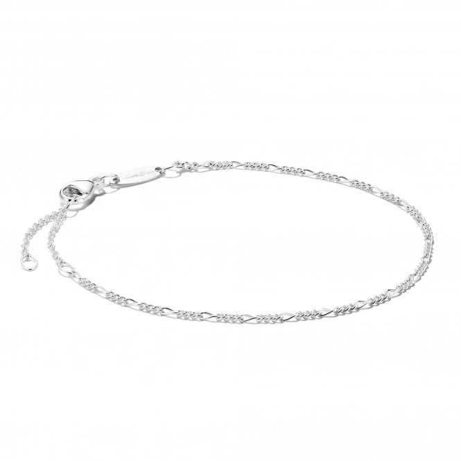 Thomas Sabo  Charm Club Connect Figaro Design Bracelet 0.14cm, 16-19cm