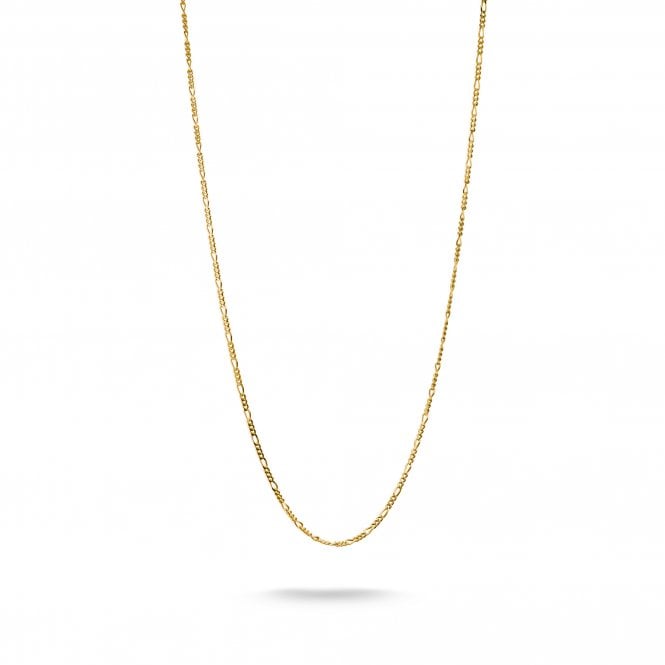 Thomas Sabo  Charm Club Connect Figaro Design Gold Tone Necklace 0.14cm, 40-45cm 