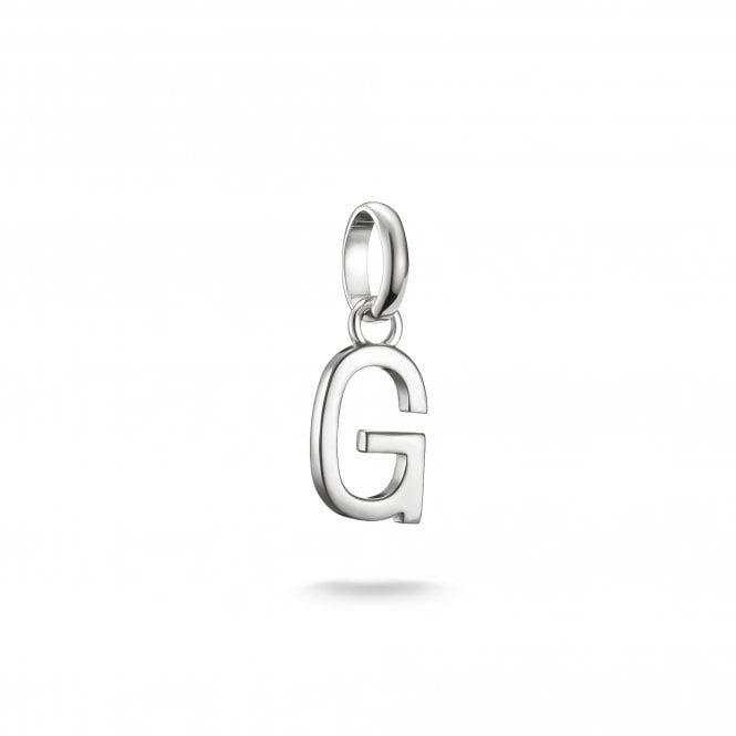 Thomas Sabo  Charm Club Connect G Initial Charm Pendant 1.8 x 0.7cm 
