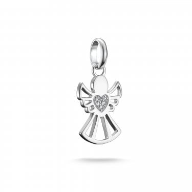 Thomas Sabo Charm Club Connect Guardian Angel of Love Charm Pendant 2.1 x 1.2cm