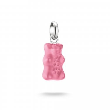 Thomas Sabo Charm Club Connect Haribo Goldbear Pink Charm Pendant 2.2 x 0.8cm 