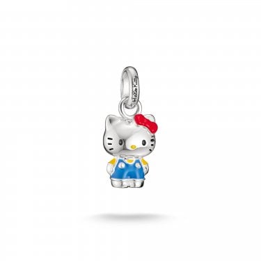 Thomas Sabo Charm Club Connect Hello Kitty Blue Charm 1.8 x 0.8cm