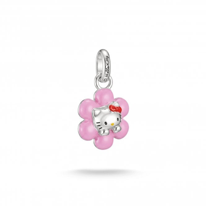Thomas Sabo  Charm Club Connect Hello Kitty Pink Flower Charm 2.0 x 1.1cm