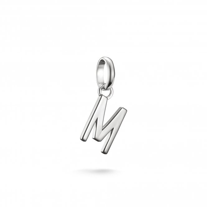 Thomas Sabo  Charm Club Connect M Initial Charm Pendant 1.8 x 0.7cm