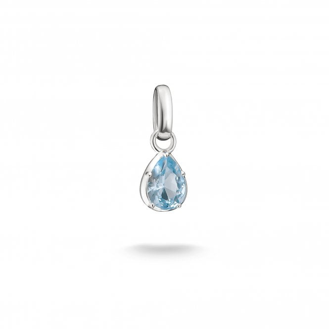 Thomas Sabo  Charm Club Connect March Birthstone Charm 1.6 x 0.6cm