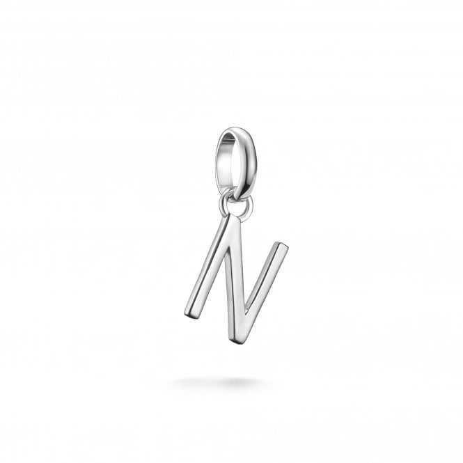 Thomas Sabo  Charm Club Connect N Initial Charm Pendant 1.8 x 0.7cm