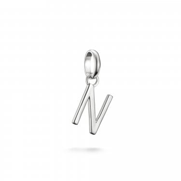 Thomas Sabo Charm Club Connect N Initial Charm Pendant 1.8 x 0.7cm