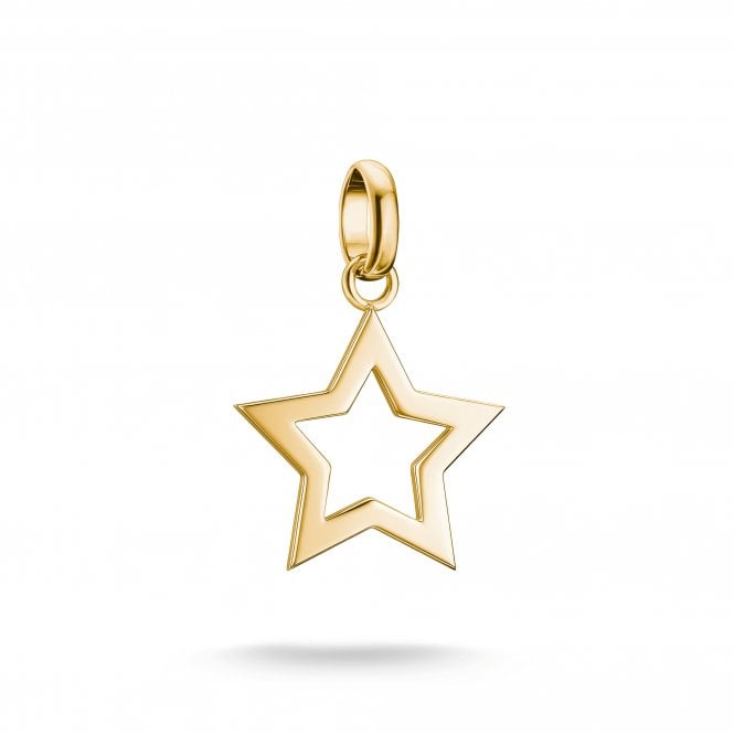 Thomas Sabo  Charm Club Connect Open Star Charm 2.3 x 1.4cm