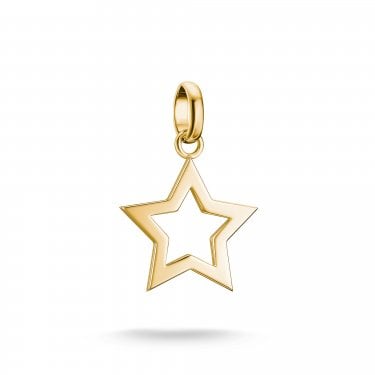 Thomas Sabo Charm Club Connect Open Star Charm 2.3 x 1.4cm