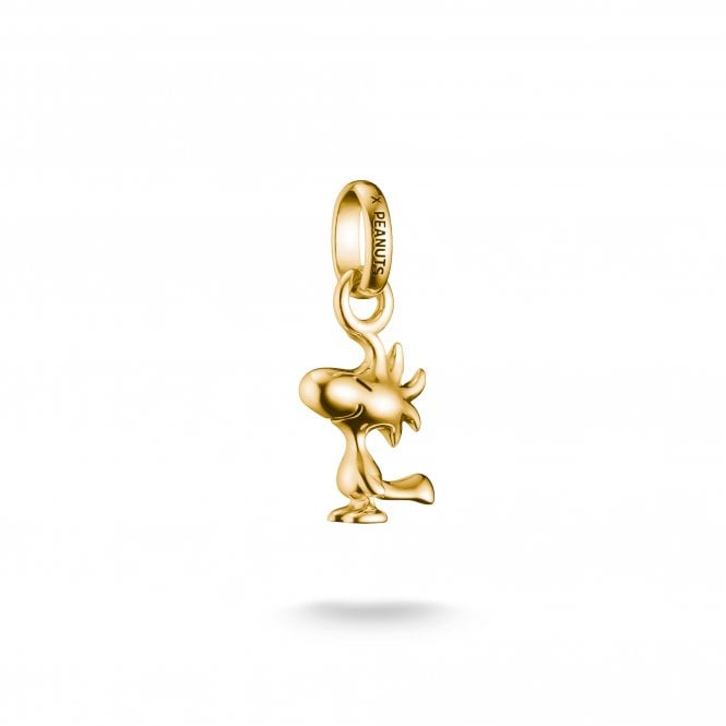Thomas Sabo  Charm Club Connect Peanuts Gold Tone Woodstock Charm 1.9 x 0.8cm