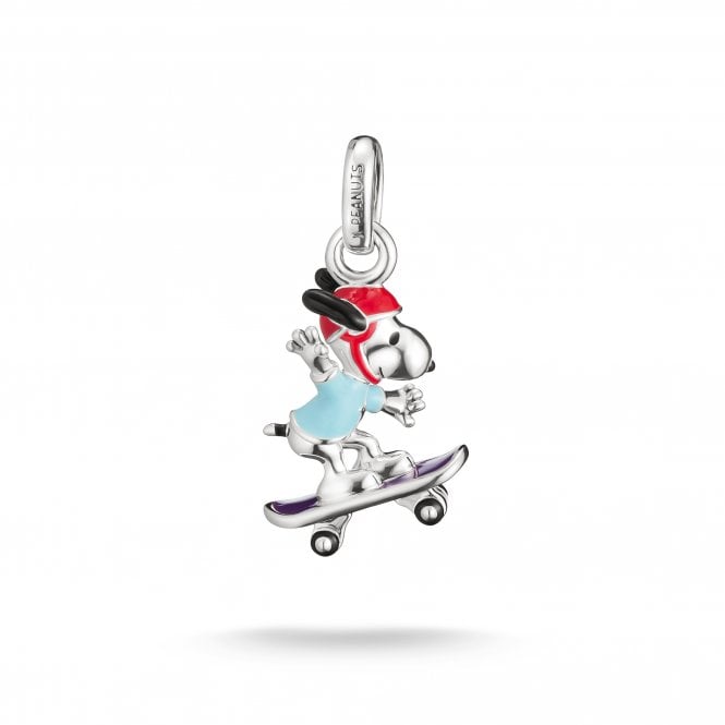 Thomas Sabo  Charm Club Connect Peanuts Snoopy on Skateboard Charm 2.4 x 1.2cm