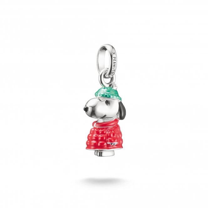 Thomas Sabo  Charm Club Connect Peanuts Snoopy Winter Jacket Charm 2.3 x 0.9cm 