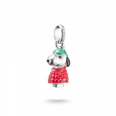 Thomas Sabo Charm Club Connect Peanuts Snoopy Winter Jacket Charm 2.3 x 0.9cm 