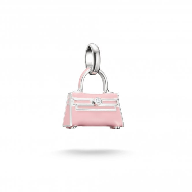 Thomas Sabo  Charm Club Connect Pink Handbag Charm 2.1 x 1.4cm