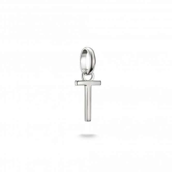 Thomas Sabo  Charm Club Connect T Initial Charm Pendant 1.8 x 0.7cm