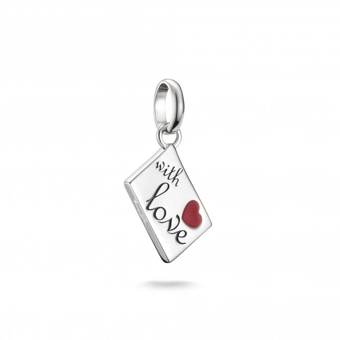 Thomas Sabo  Charm Club Connect With Love Letter Charm Pendant 1.8 x 0.9cm