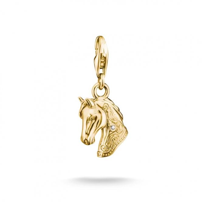 Thomas Sabo  Charm Club Original CZ Horse Head Charm 2.5 x 1.15cm