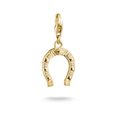 Thomas Sabo Charm Club Original CZ Horseshoe Charm 2.7 x 1.3cm