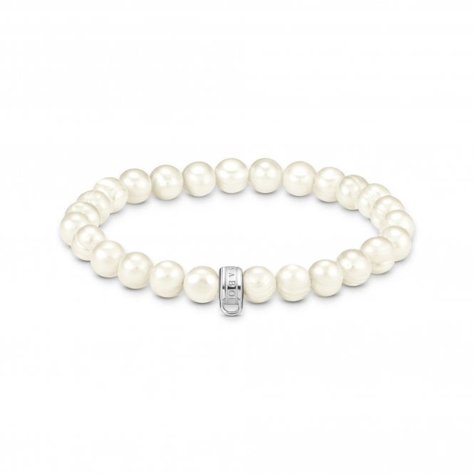 Thomas Sabo  Charm Club Original Freshwater Cultured Pearls Bracelet 0.8cm, 17cm 