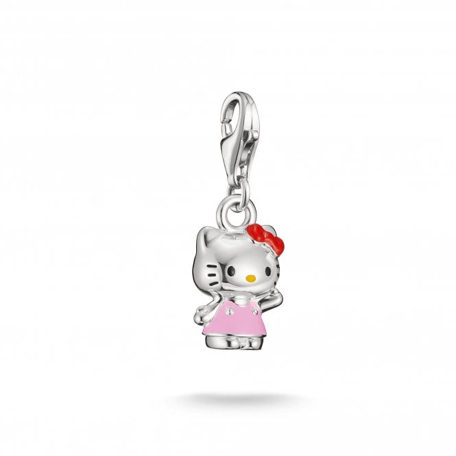 Thomas Sabo  Charm Club Original Hello Kitty Pink Charm 2.4 x 0.9cm