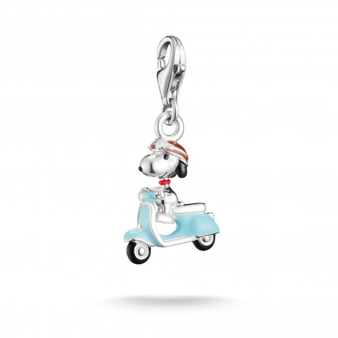 Thomas Sabo  Charm Club Original Peanuts Snoopy on Scooter Charm 2.3 x 1.3cm