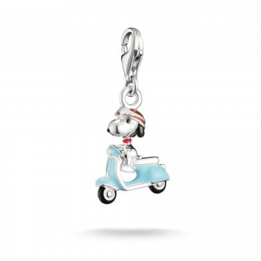 Thomas Sabo Charm Club Original Peanuts Snoopy on Scooter Charm 2.3 x 1.3cm