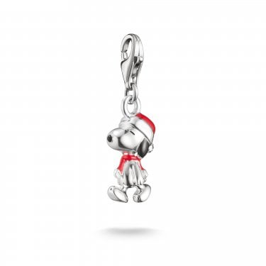 Thomas Sabo Charm Club Original Peanuts Snoopy Santa Edition Charm 2.7 x 1.05cm