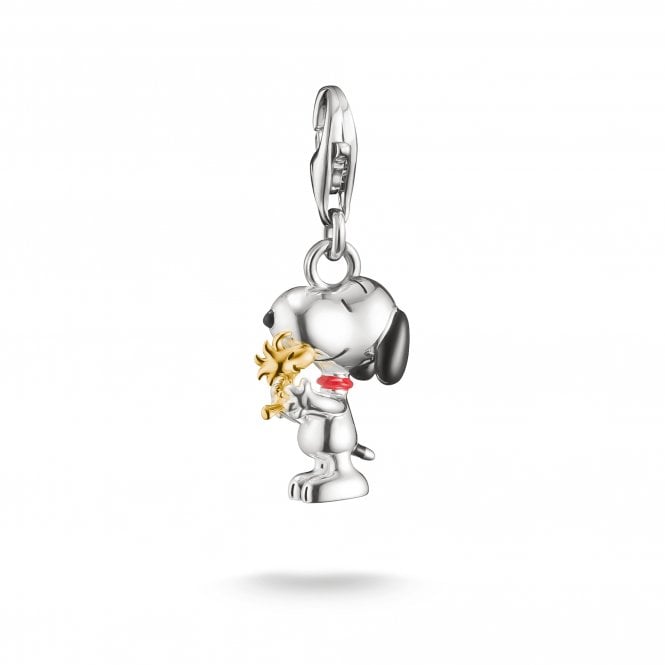 Thomas Sabo  Charm Club Original Peanuts Snoopy with Woodstock Charm 2.6 x 1.1cm