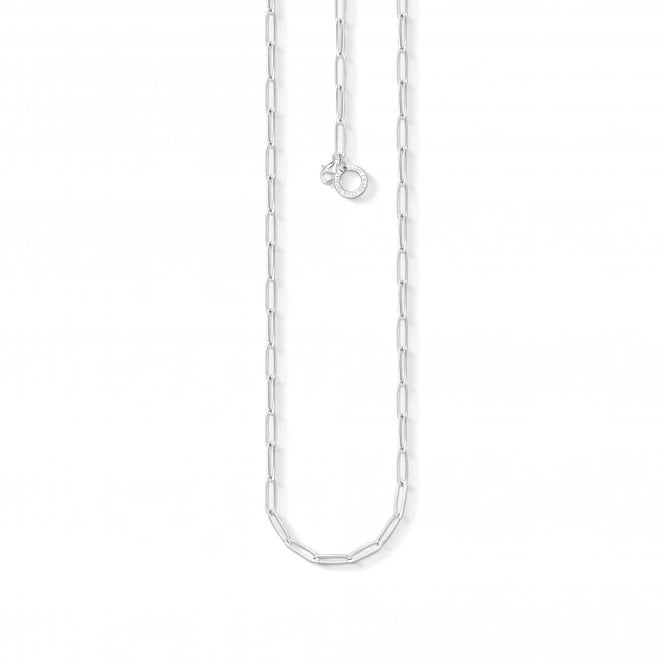 Thomas Sabo  Charm Club Oval Open Link Charm Necklace 0.3cm, 45cm 